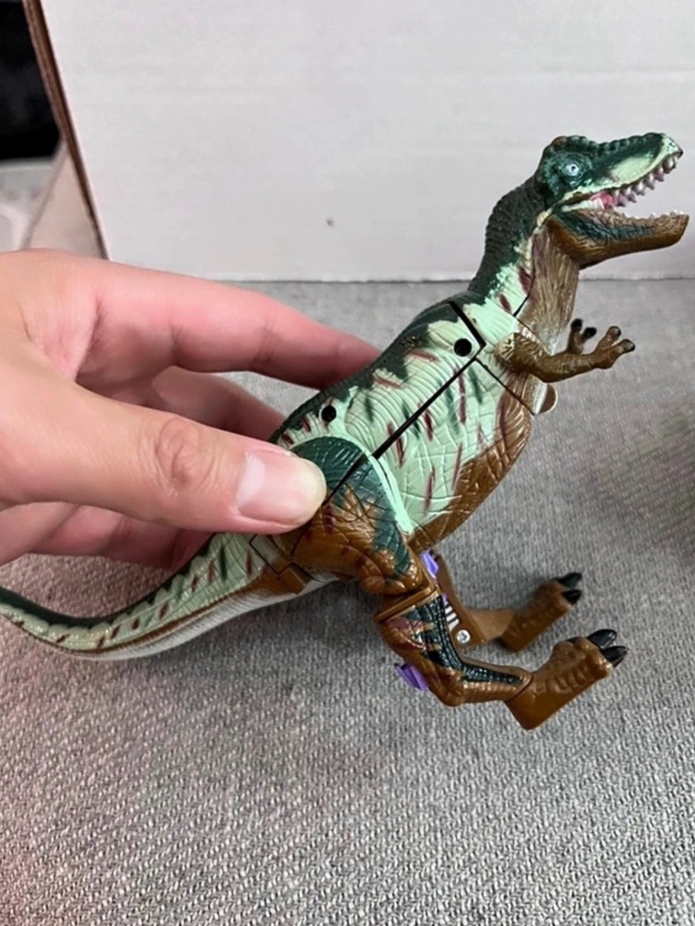 Robot T-rex Action Figure Safari Discovery Expedition Dinosaur Transforming